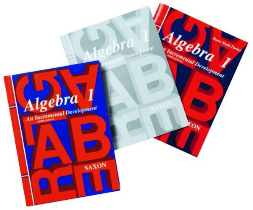 Saxon Algebra 1 3rd Ed. Home Study Kit Homeschool with Solutions Manual NEW!!