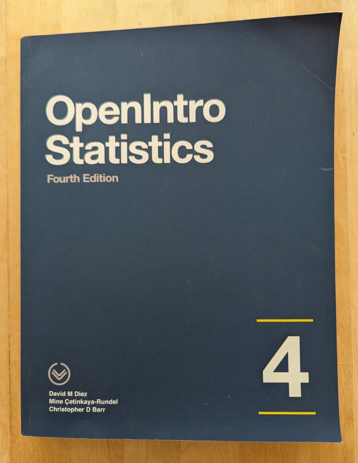 OpenIntro Statistics 4th Ed: – Paperback, by Diez David; Çetinkaya-Rundel – New