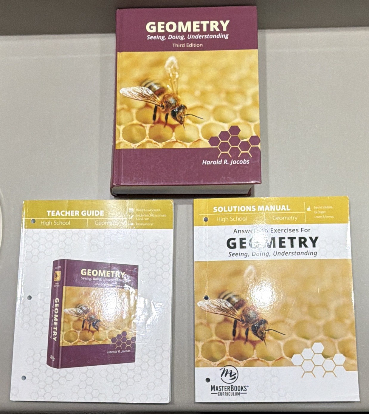 Geometry: Seeing, Doing, Understanding 3rd Ed by Harold R. Jacobs Set