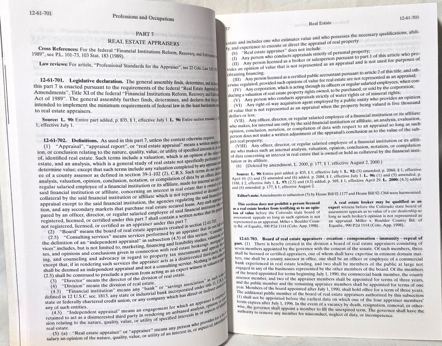 Bradford’s C.R.S. on Real Property Law 2003 Colorado CD Included