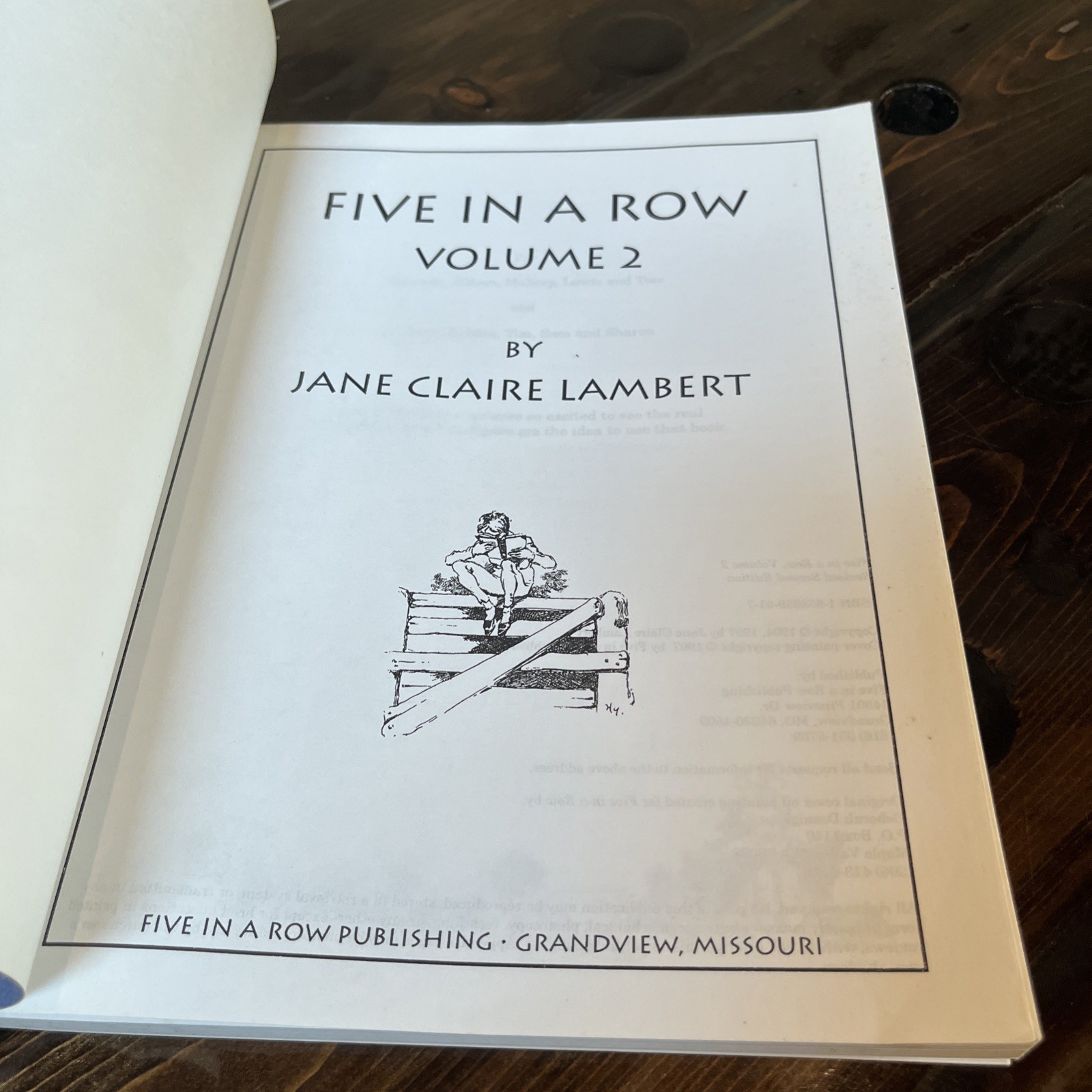 Five in a Row by Jane C. Lambert (1997, Trade Paperback)