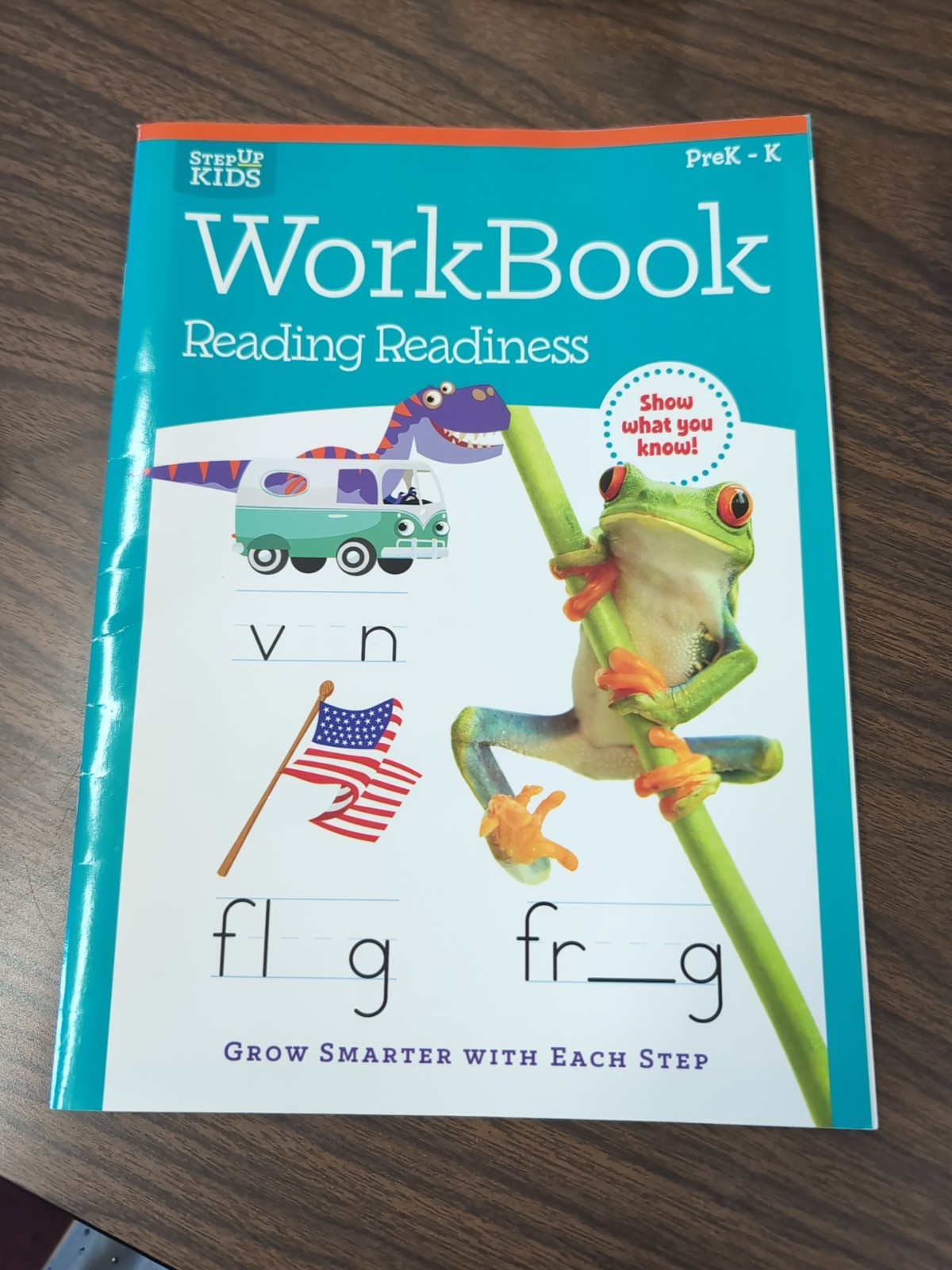 Step Up Kids Reading Readiness Workbook. 32 Pages Grades Pre-K-K