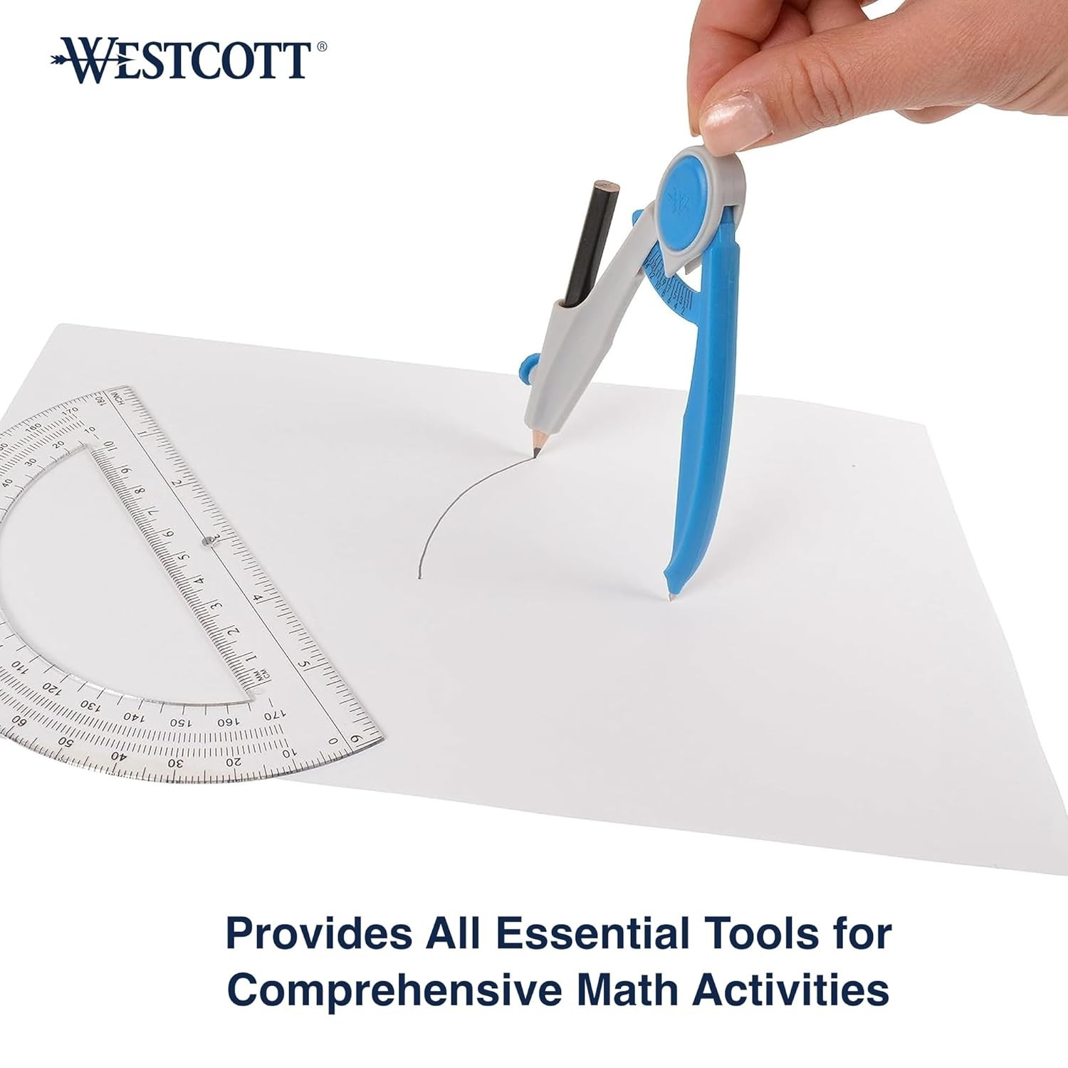 Shatter-Resistant Geometry Set: Compass and Protractor for Young Mathematicians