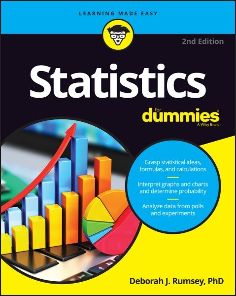 Statistics for Dummies, Paperback by Rumsey, Deborah J., Ph.D., Brand New, Fr…