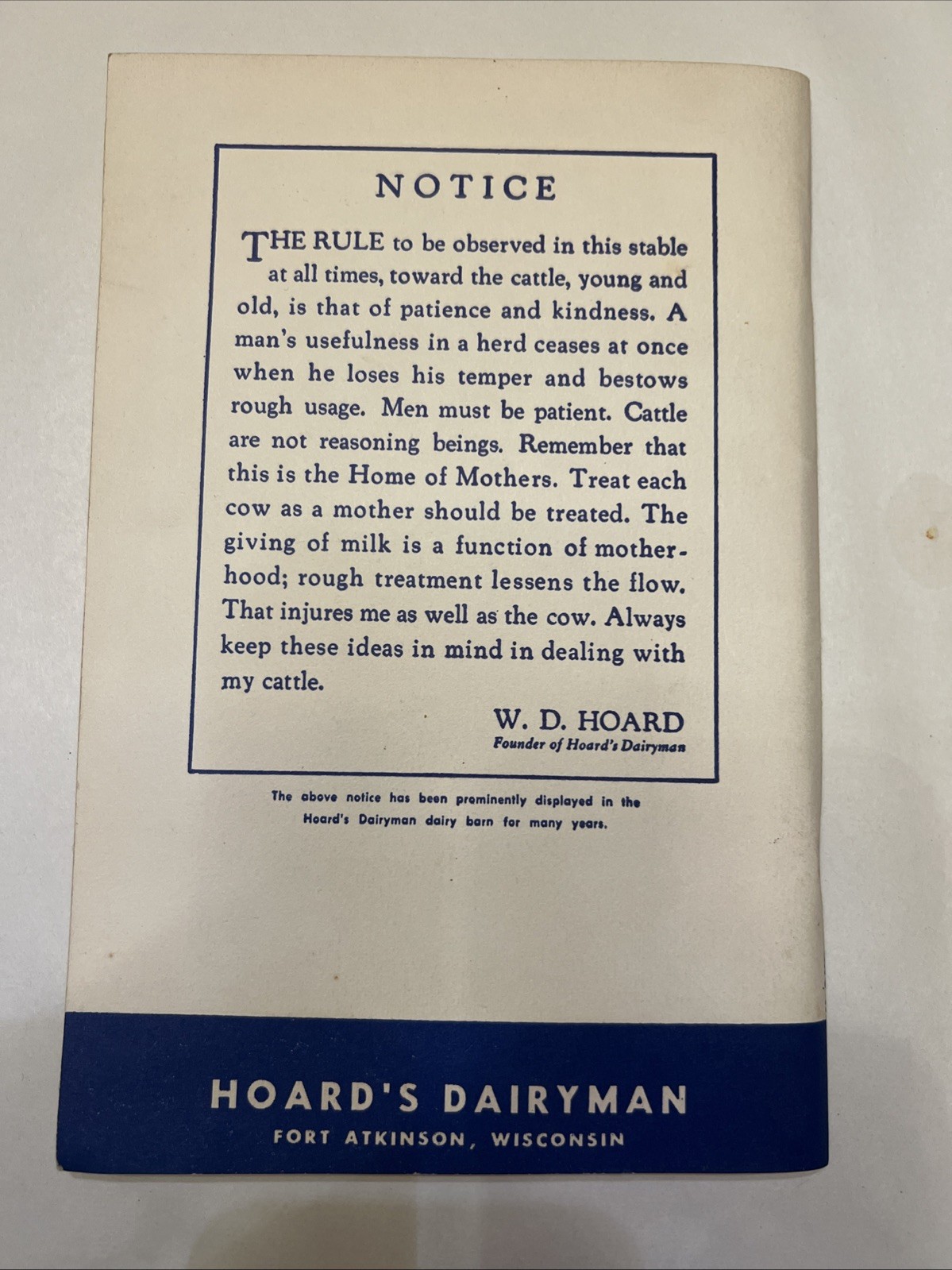 Herd Health Guide – Hoard’s Dairyman 1961 – Fort Atkinson, Wisconsin – 128 pages