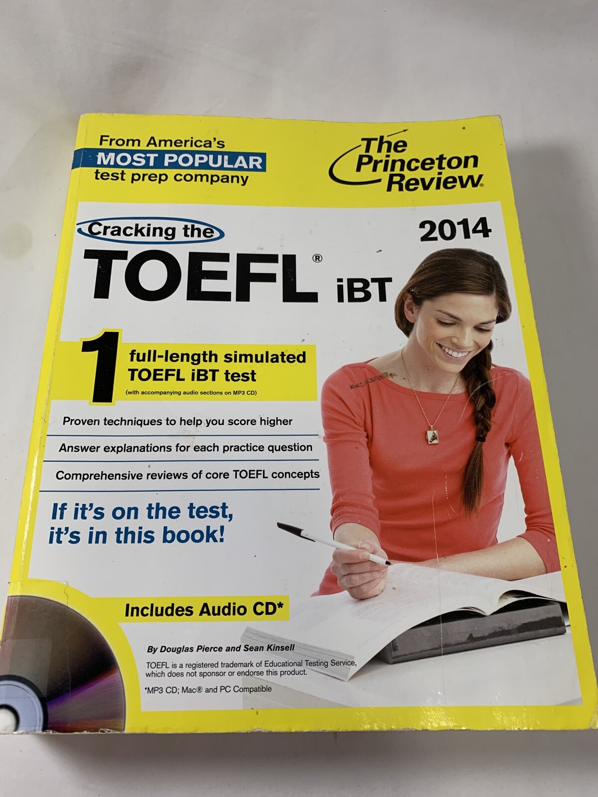 Cracking the TOEFL IBT 2014 by Princeton Review Staff ~ NO CD