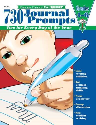 730 Journal Prompts: Grades 4-6: Mailbox – Paperback – GOOD