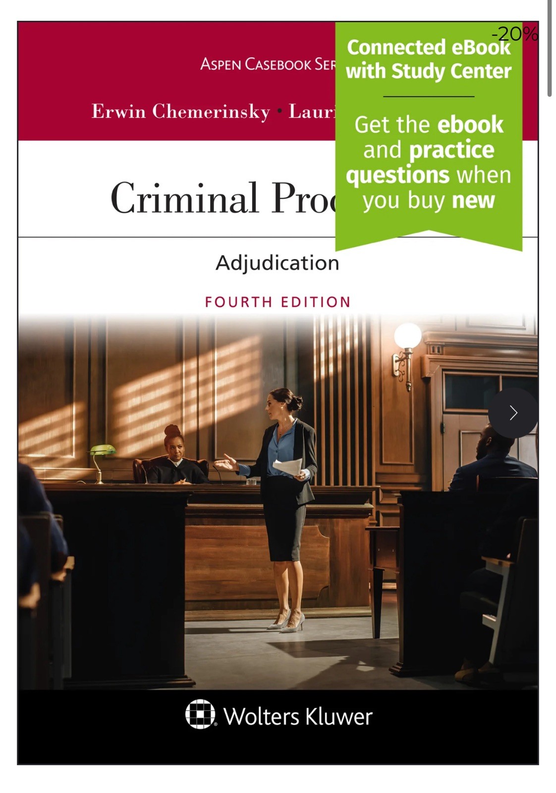 405- EBOOK ACCESS CODE ONLY Criminal Procedure : Adjudication 9781543846096