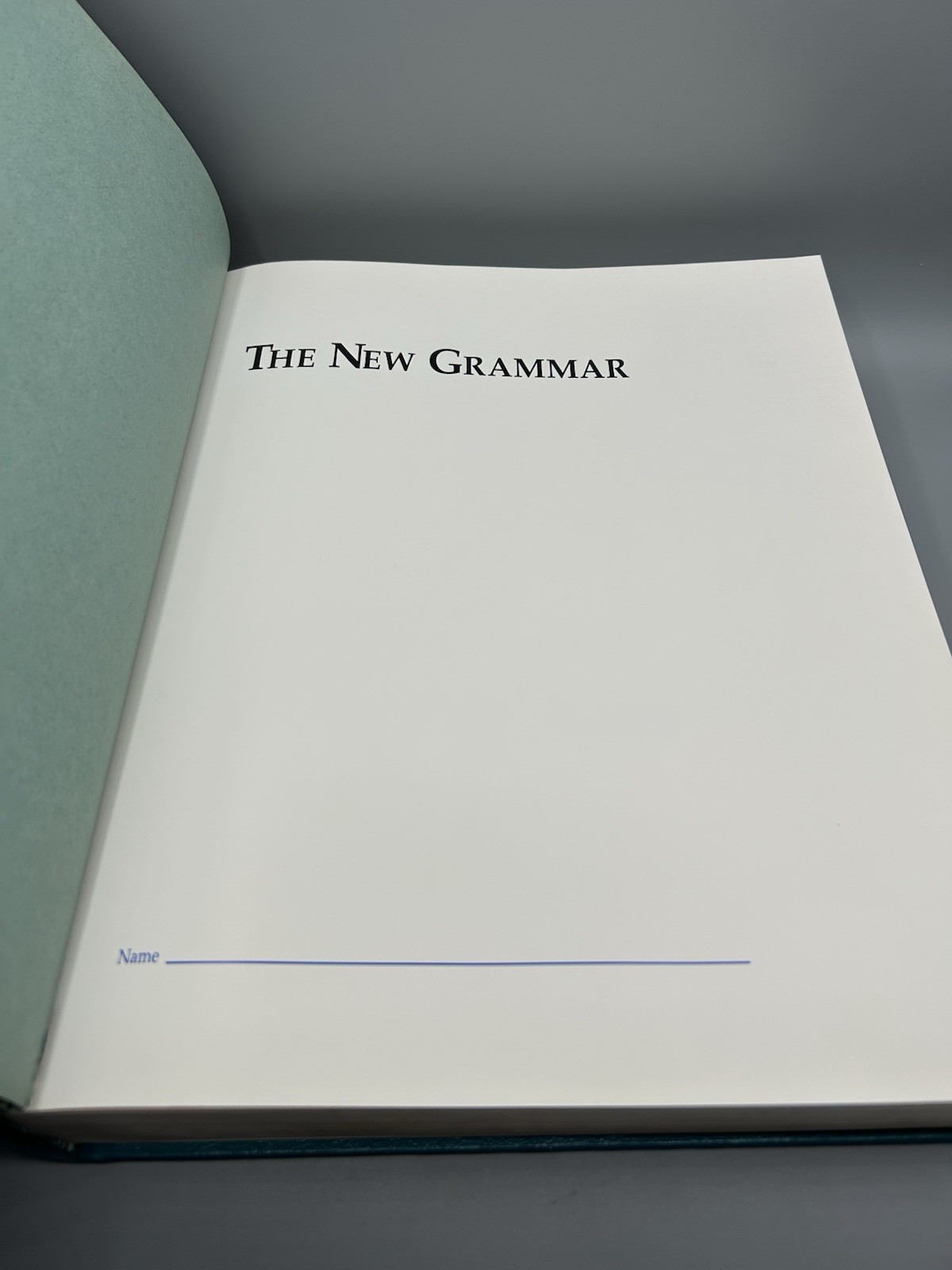 L Ron Hubbard Book The New Grammar 1990 1st Edition Large Hardcover Book 9A