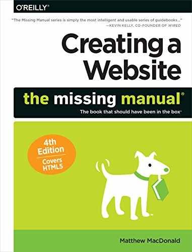 Creating a Website: The Missing – Paperback, by MacDonald Matthew – Very Good x