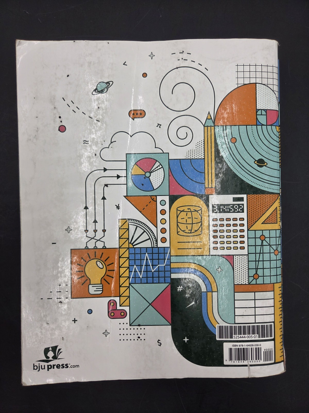 BJU Press Math 6 Worktext (4th Edition) 525444-005-01 Used-GOOD