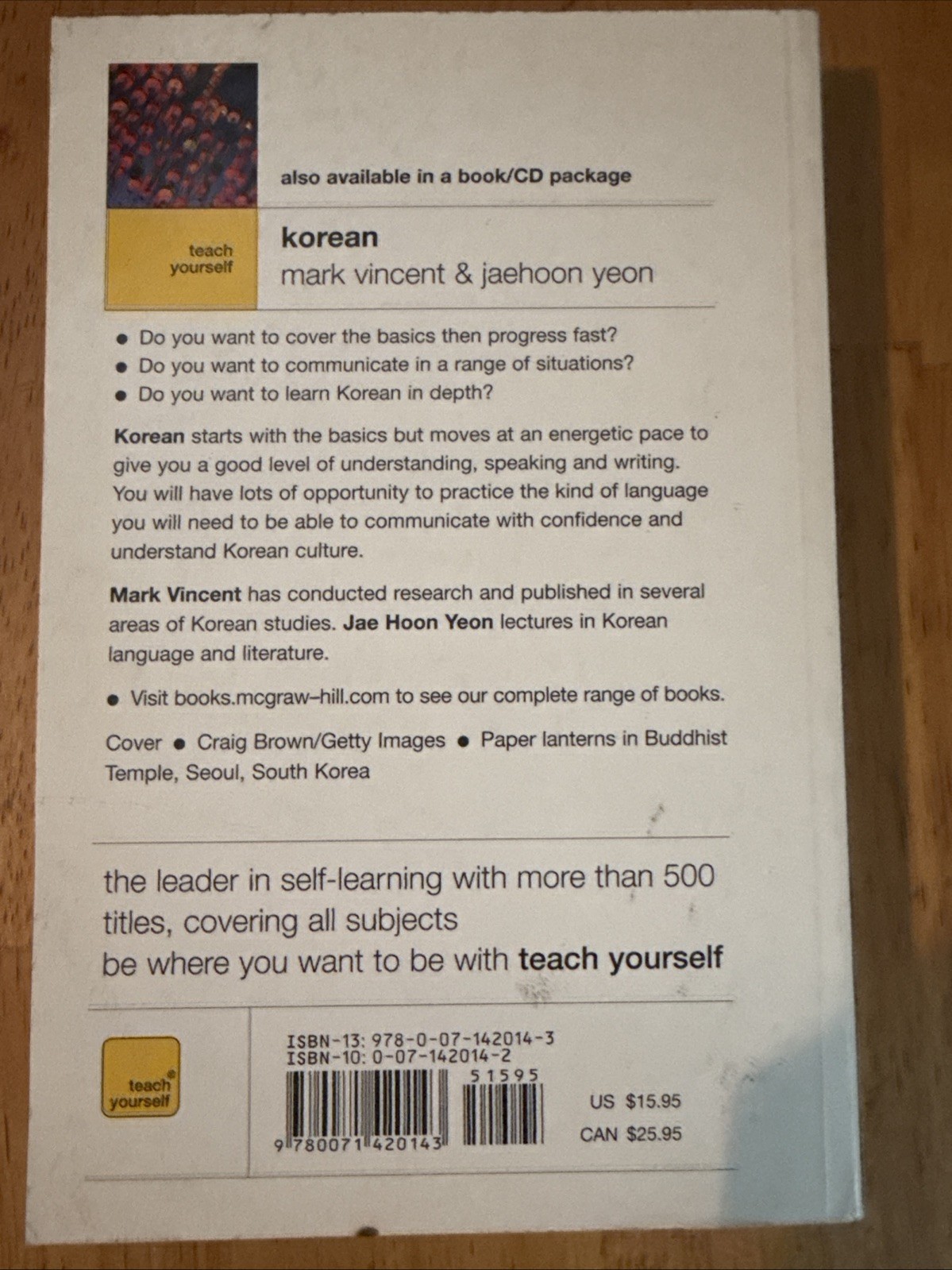 Teach Yourself Ser.: Teach Yourself Korean Complete Course by Mark Vincent…