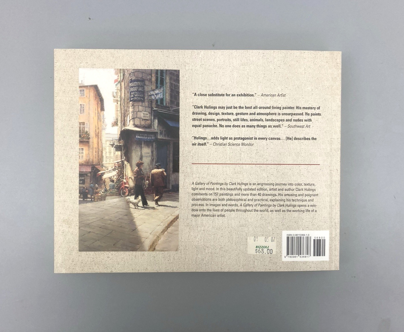 A Gallery of Paintings by Clark Hulings Softcover Book