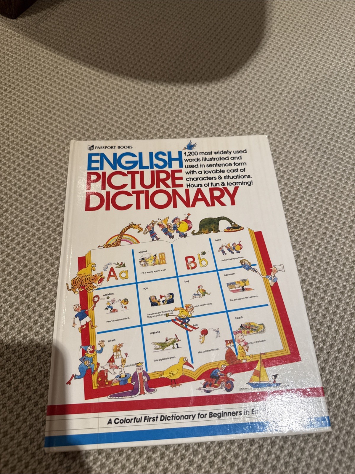 English Picture Dictionary by F. M. Wilkes (1986, Hardcover)