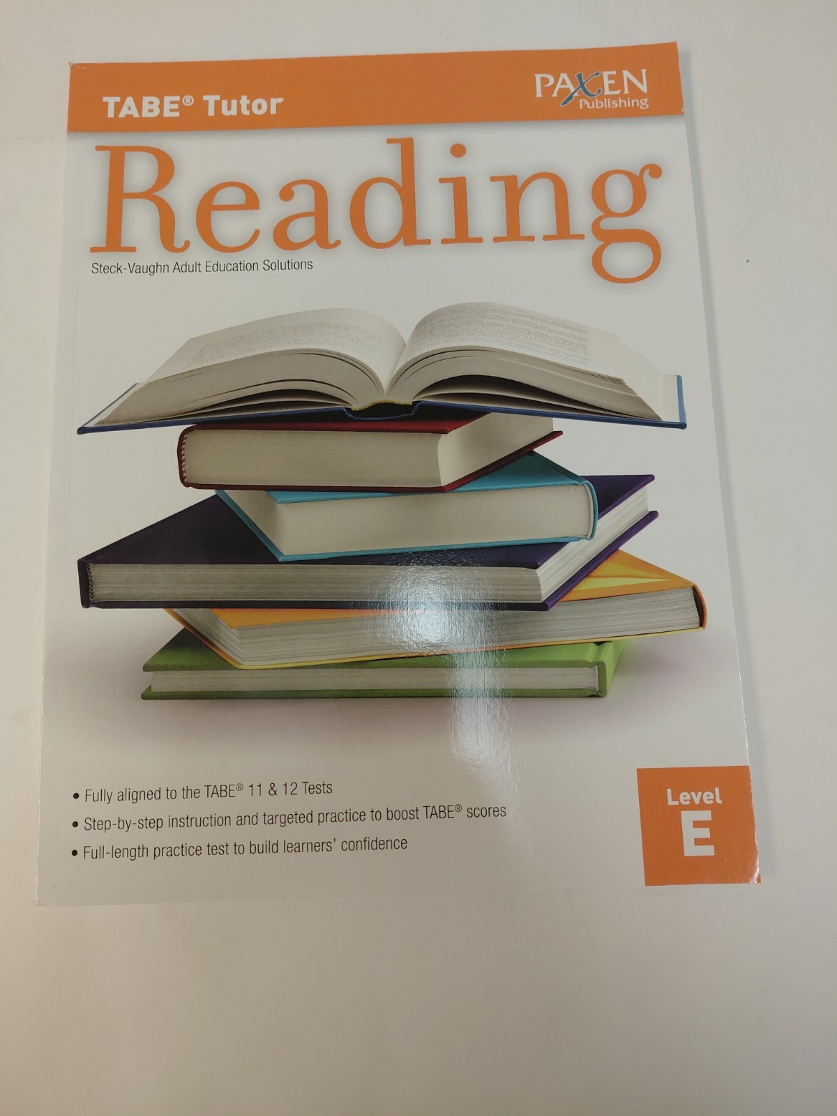 TABE Tutor Paxen Reading steck-Vaughn adult Education Solutions Level E