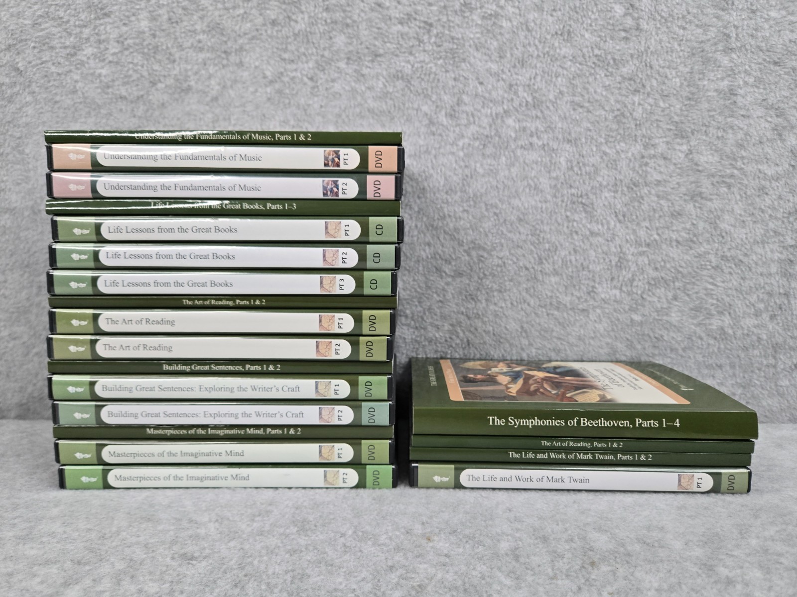 The Great Courses 5 Sets CD DVD Guidebooks English Literature Fine Arts Music