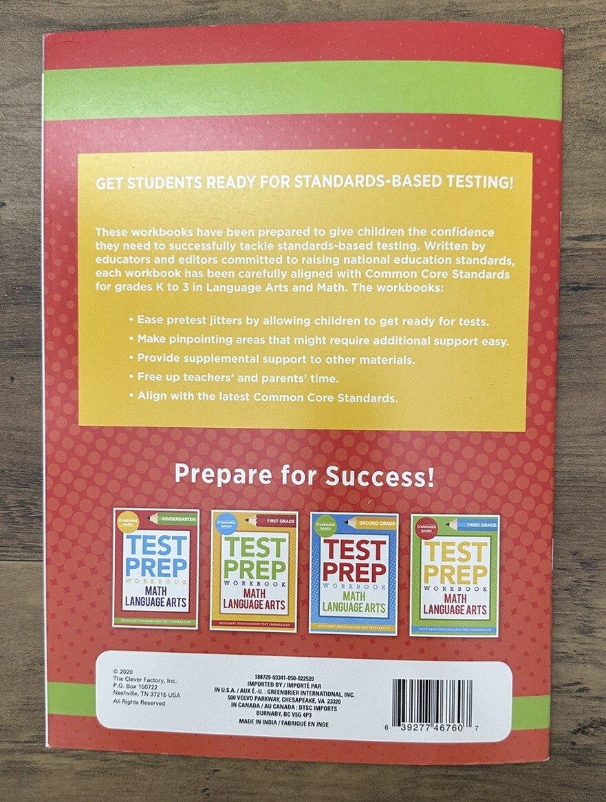 Elementary Education Test Prep Workbooks, 32 Pages/Standars Based/NEW
