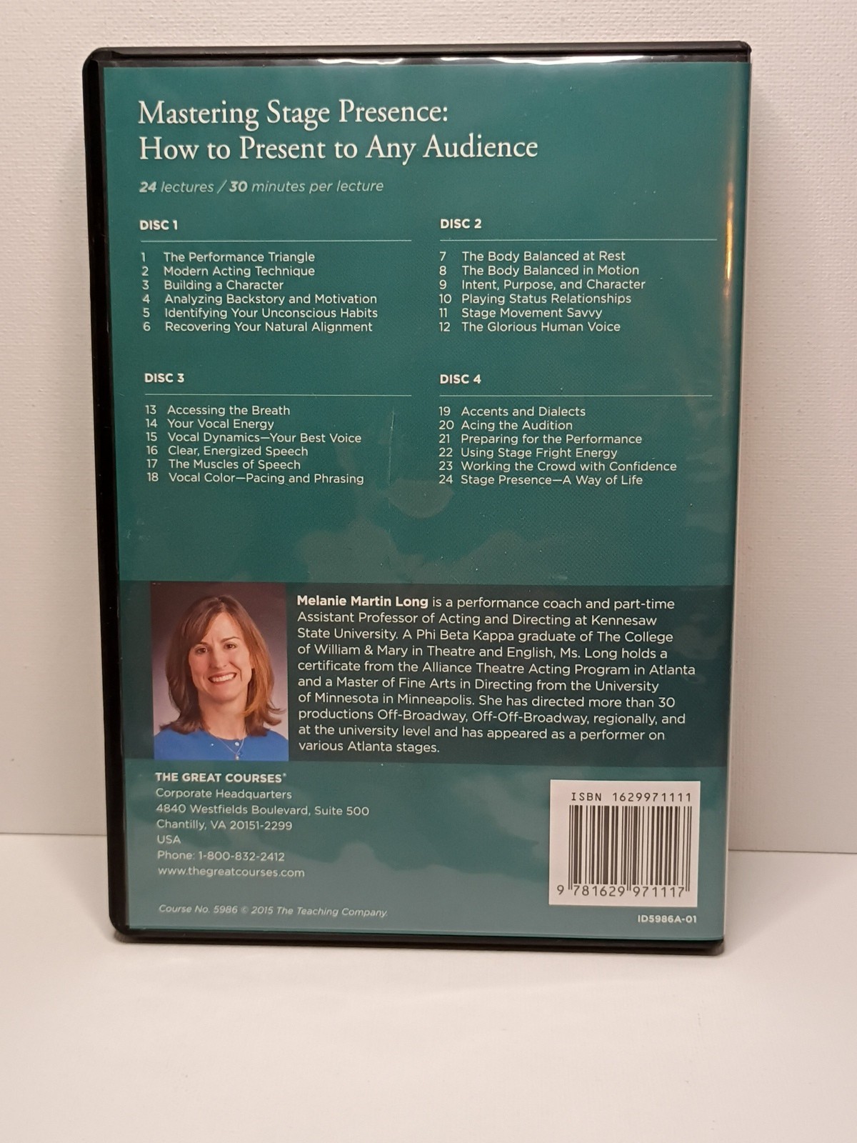 The Great Courses: Mastering Stage Presence: How to Present to Any Audience