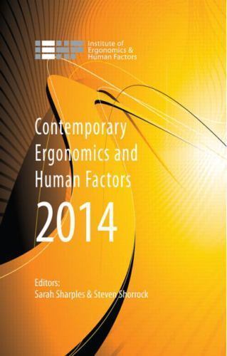 Contemporary Ergonomics and Human Factors 2014, Paperback by Sharples, Sarah …