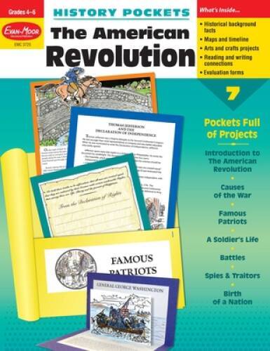 History Pockets: The American Revolution – Paperback By Evan Moor – VERY GOOD