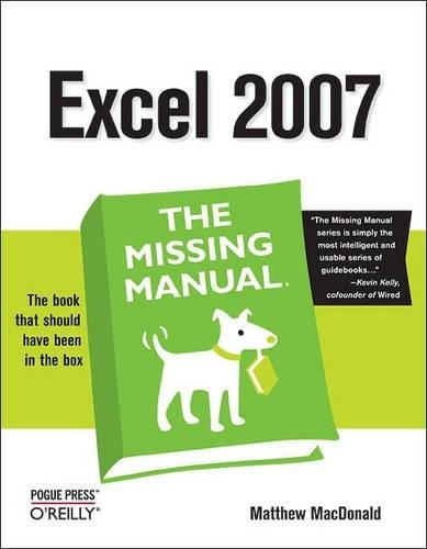 Matthew MacDonald Missing Manuals (Paperback) Missing Manual