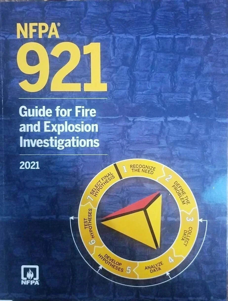 NFPA 921 Guide for Fire and Explosion Investigations 2021 Paperback NEW