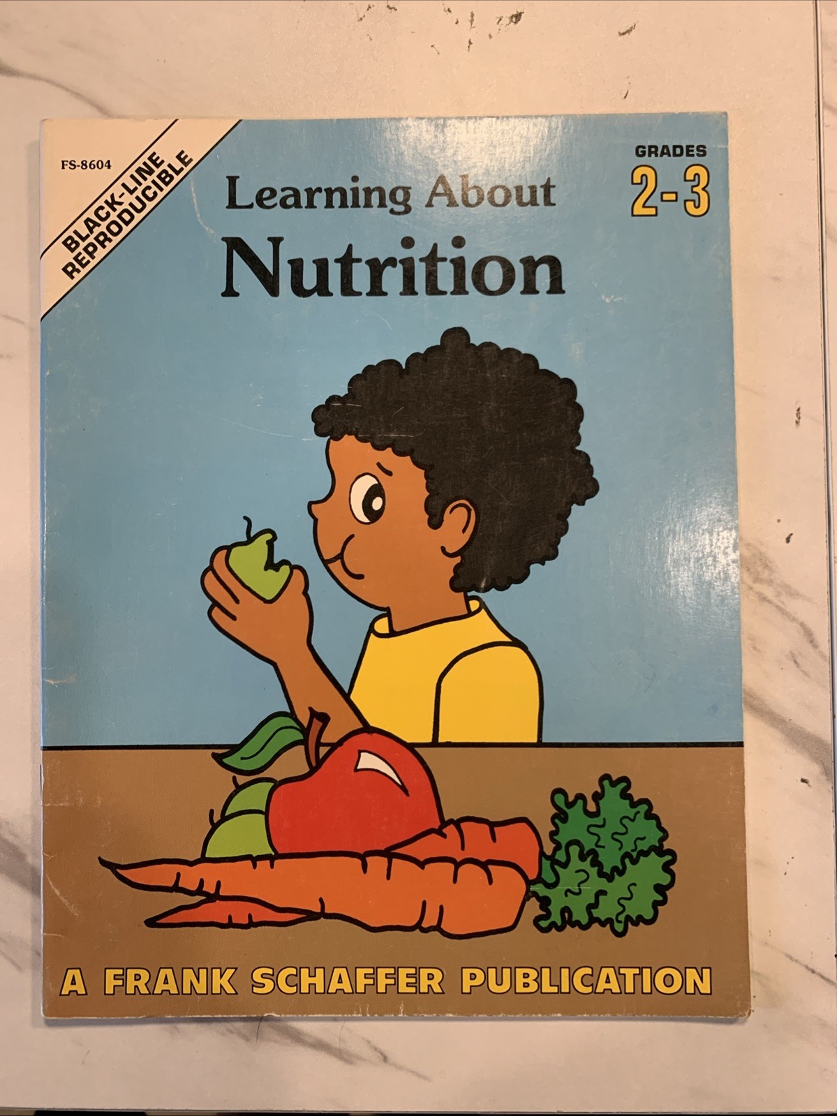 VTG Learning About Nutrition Workbook Frank Schaffer Grade 2-3 Teaching Book
