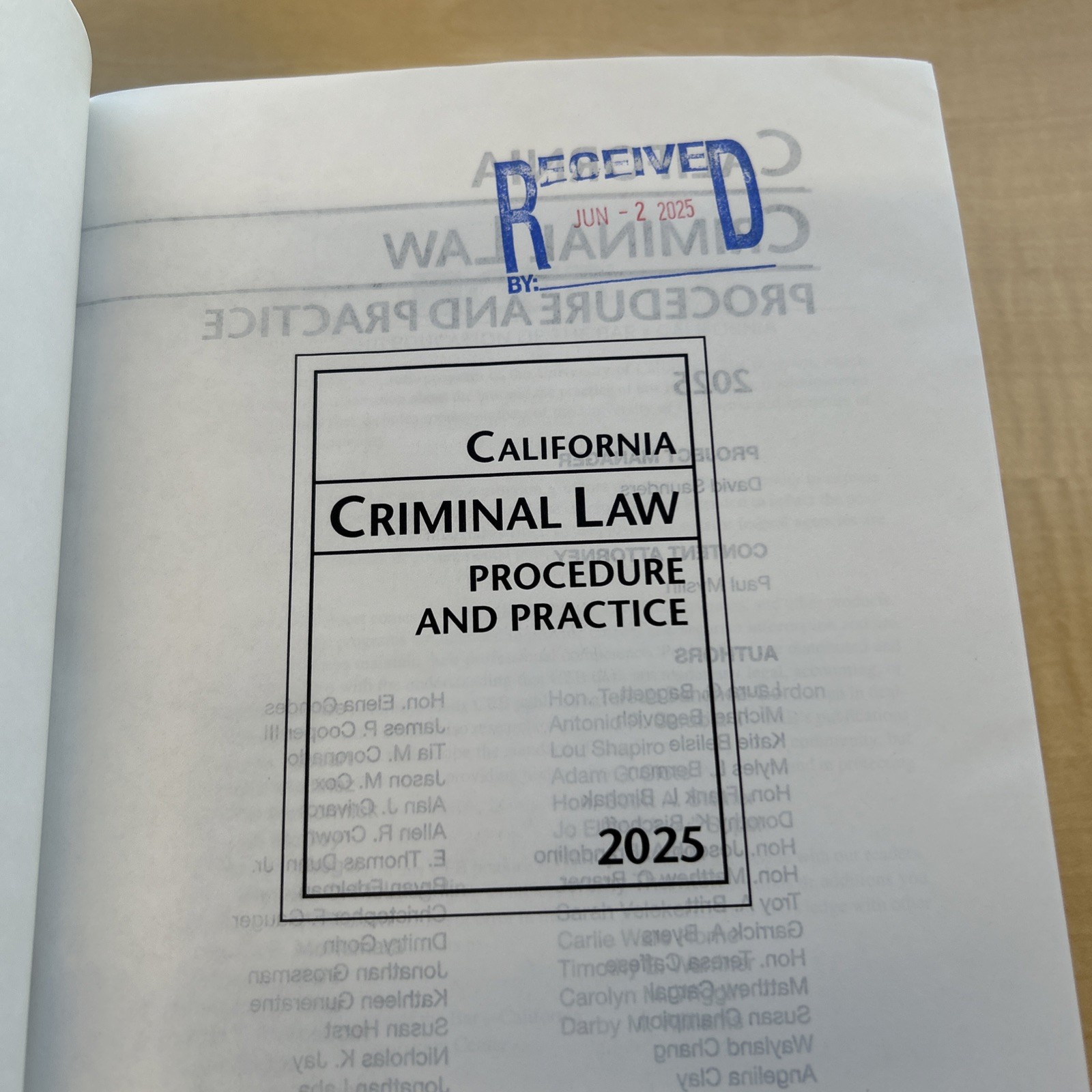 California Criminal Law Procedure & Practice 2025 Edition CEB