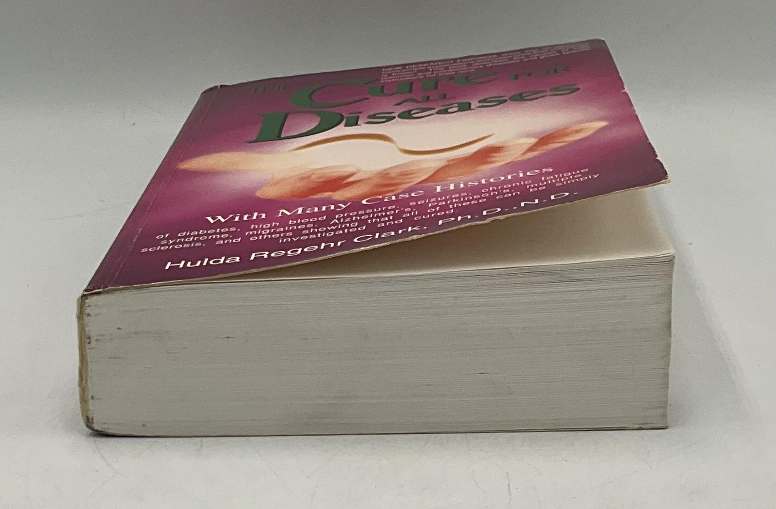 Vintage The Cure For All Diseases With Many Case Histories Clark Purple PB