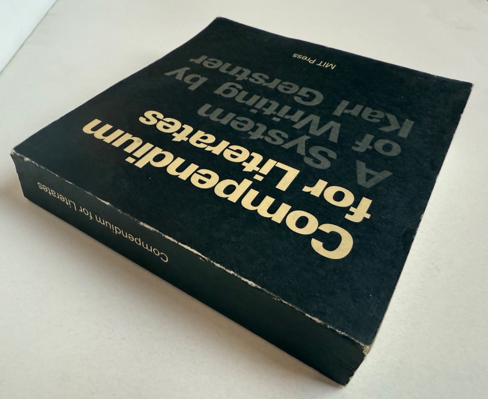 Compendium for Literates by Karl Gerstner / MIT Press 1974