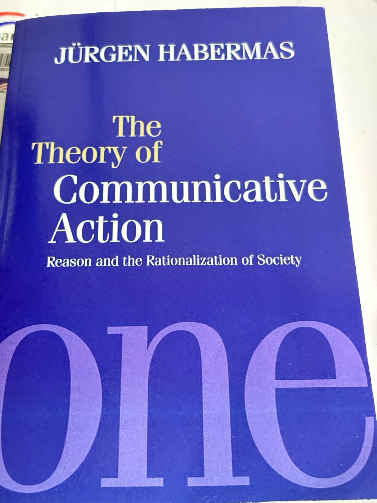 The Theory of Communicative Action Vol 1 Jürgen Habermas Polity