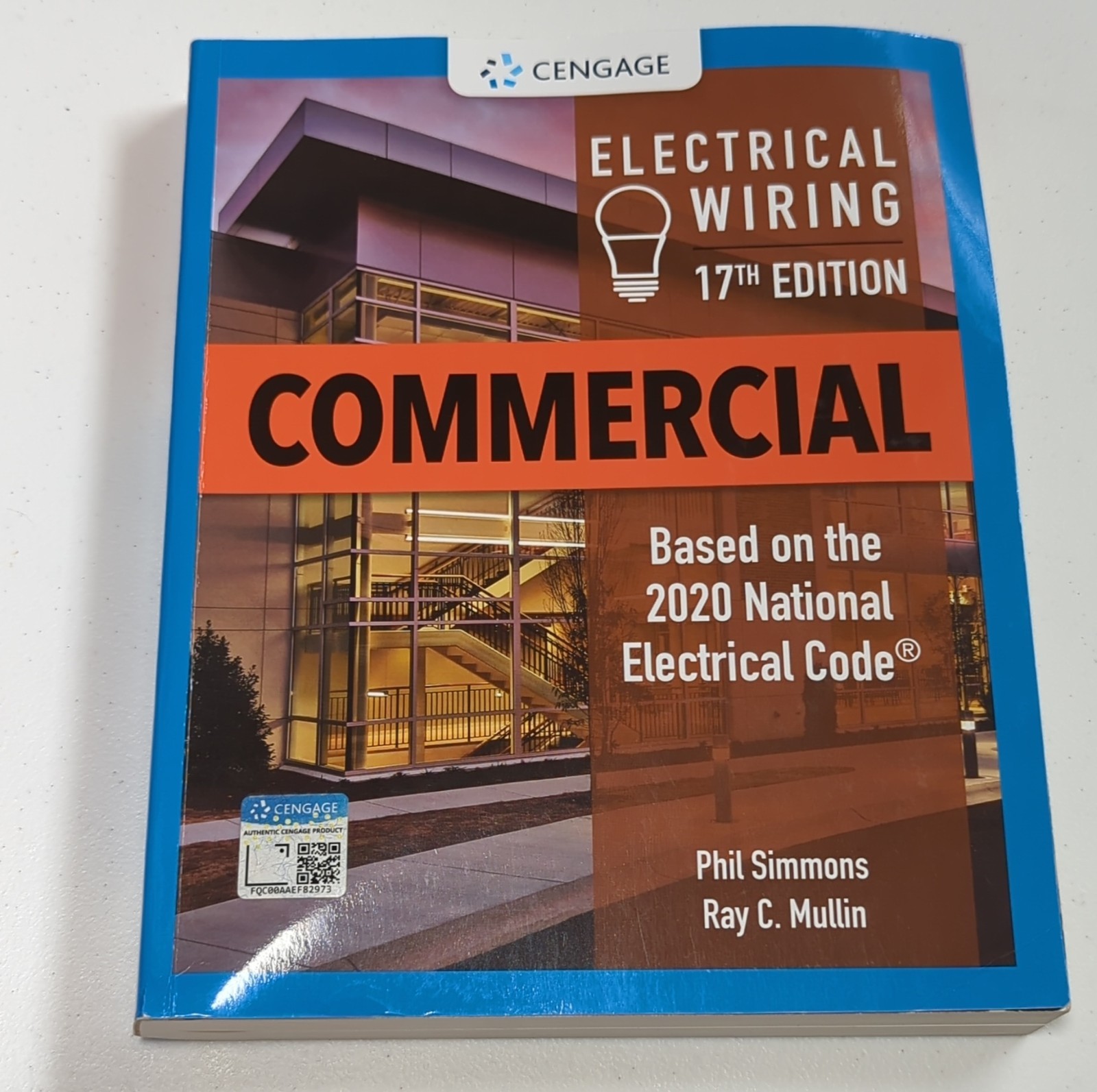 Cengage Electrical Wiring Commercial 17th Ed Phil Simmons Ray Mullin Textbook