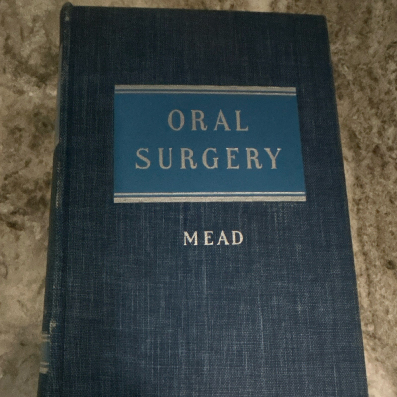 Oral Surgery by Mead Hardcover Medical Textbook English