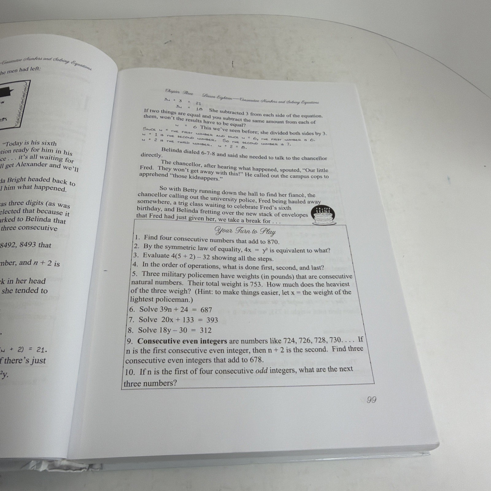 Life of Fred Beginning Algebra Expanded Edition by Stanley F. Schmidt