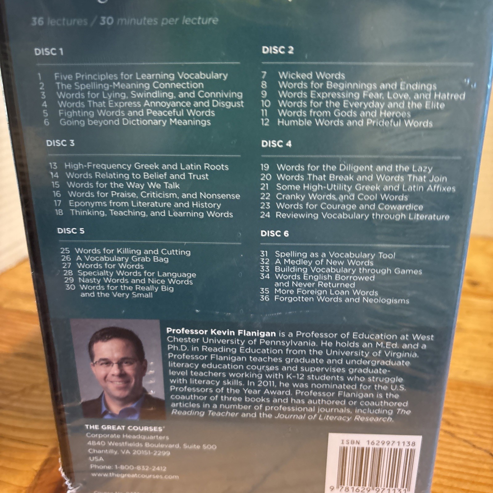 The Great Courses Building a Better Vocabulary DVD & Guidebook Set SEALED (a49