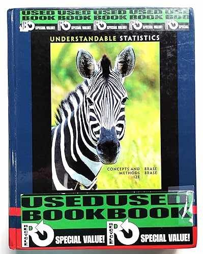 Understandable Statistics: – Hardcover, by Brase Charles Henry; – Acceptable