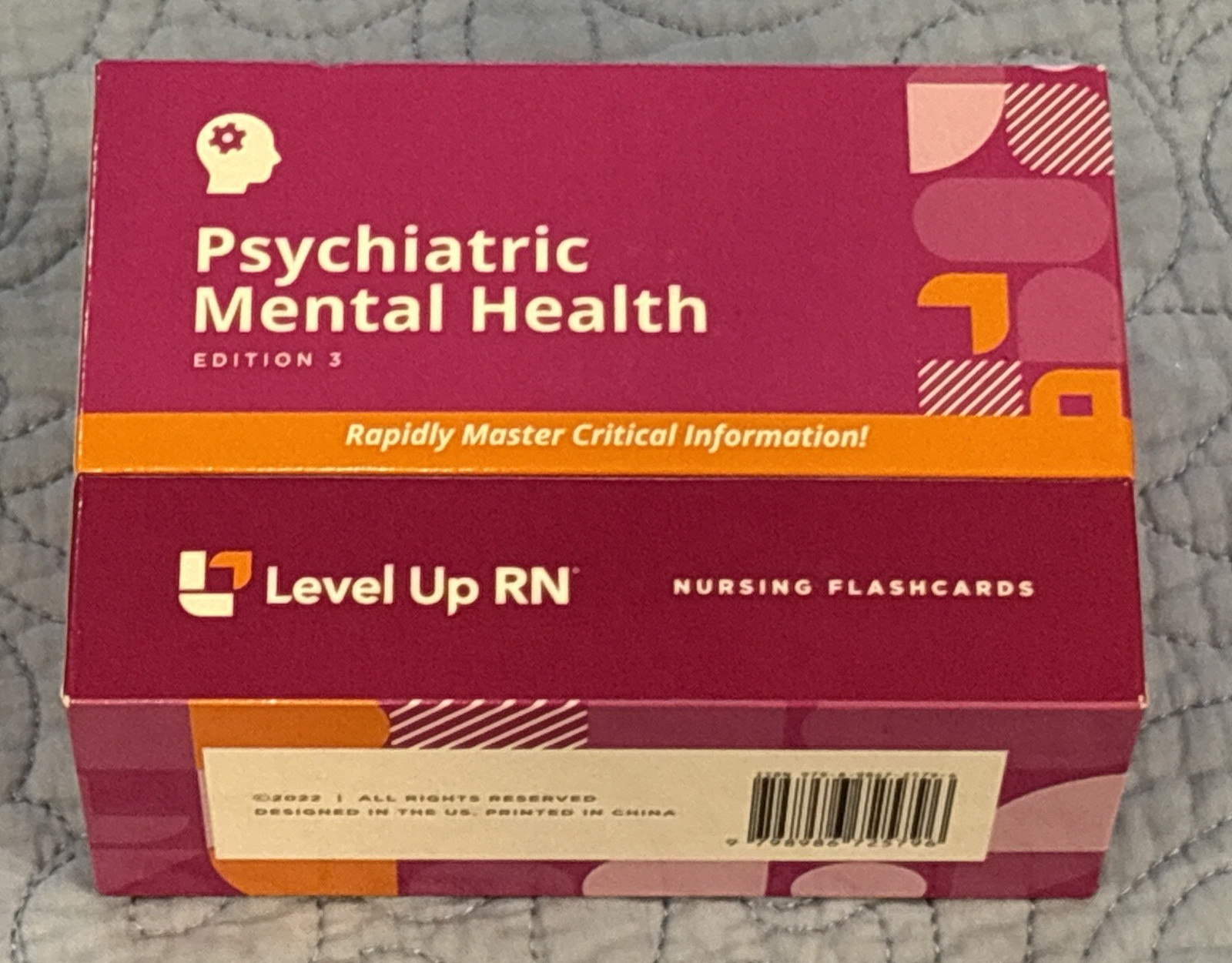 Level Up RN Psychiatric Mental Health Flashcards Edition 3 Study Cards