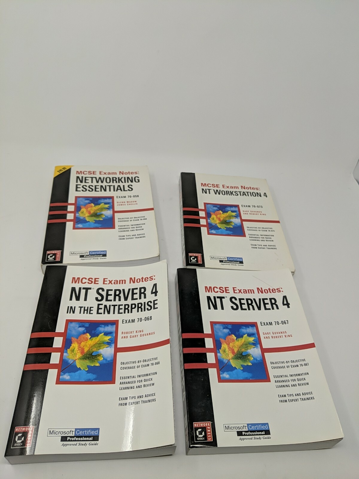 MCSE Exam Notes: Core Requirements Set Of Four Used VTG Paperback Exam Notes