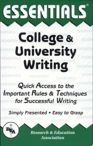 College and University Writing Essentials (Essentials Study Guides) by Truscott