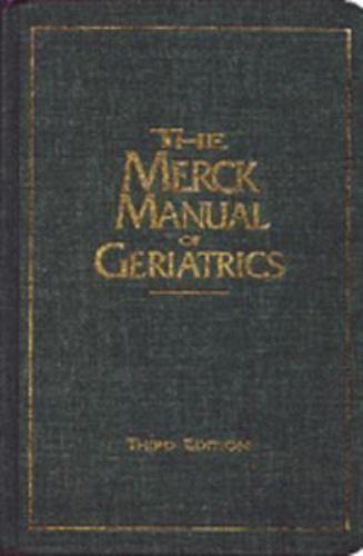The Merck Manual of Geriatrics – 9780911910889, hardcover