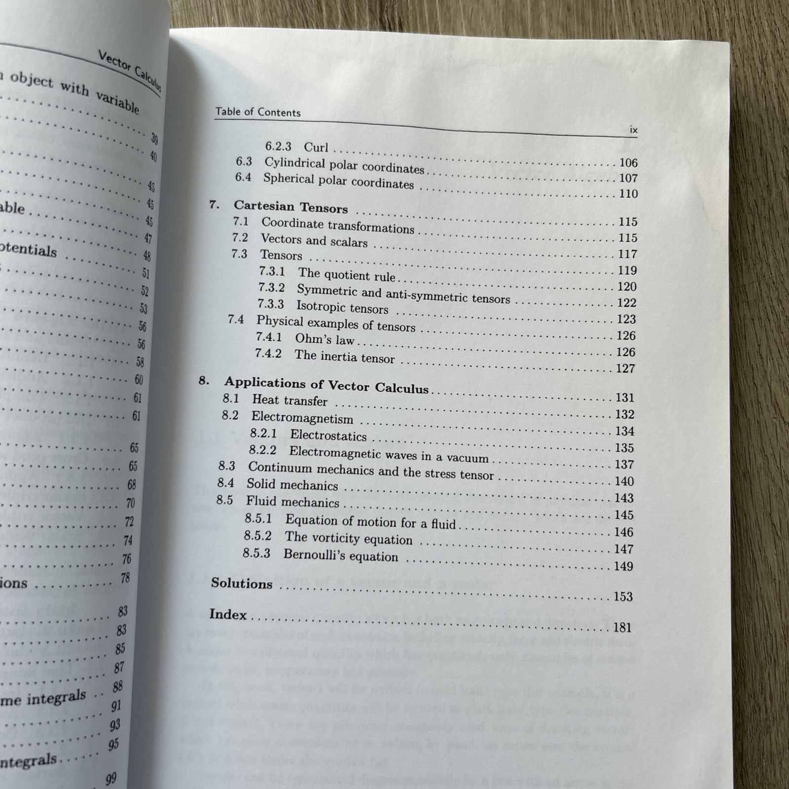 Vector Calculus by P. C. Matthews Springer Mathematics Series 1998 Text Book