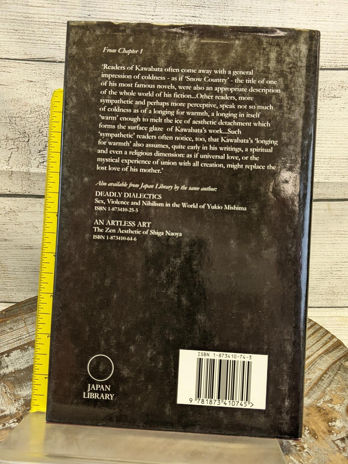 Soundings in Time: The Fictive Art of Yasunari Kawabata (Japan Library) HCDJ