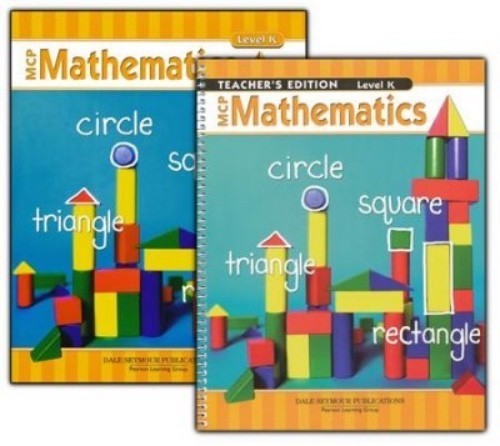 Grade K MCP Mathematics Kindergarten Homeschool Bundle Student Teacher Edition