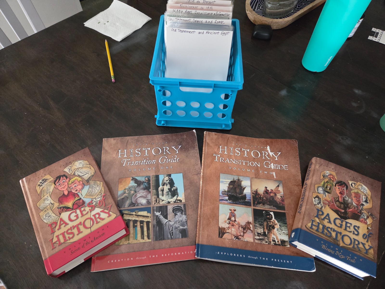Veritas Press Bundle–Pages of History and 5 sets of History Cards