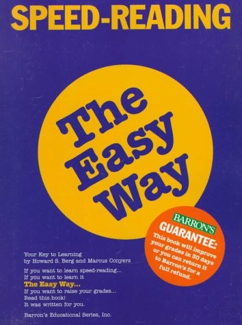 Speed Reading the Easy Way (Barron’s Easy Series)