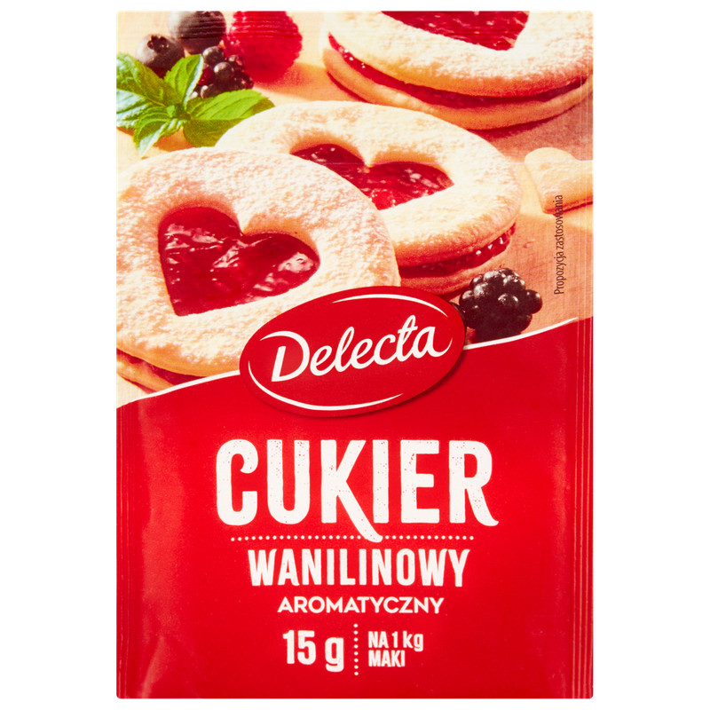 5900983005007 Cukier wanilinowy aromatyczny 15g Delecta Foodwell Sp. z o.o