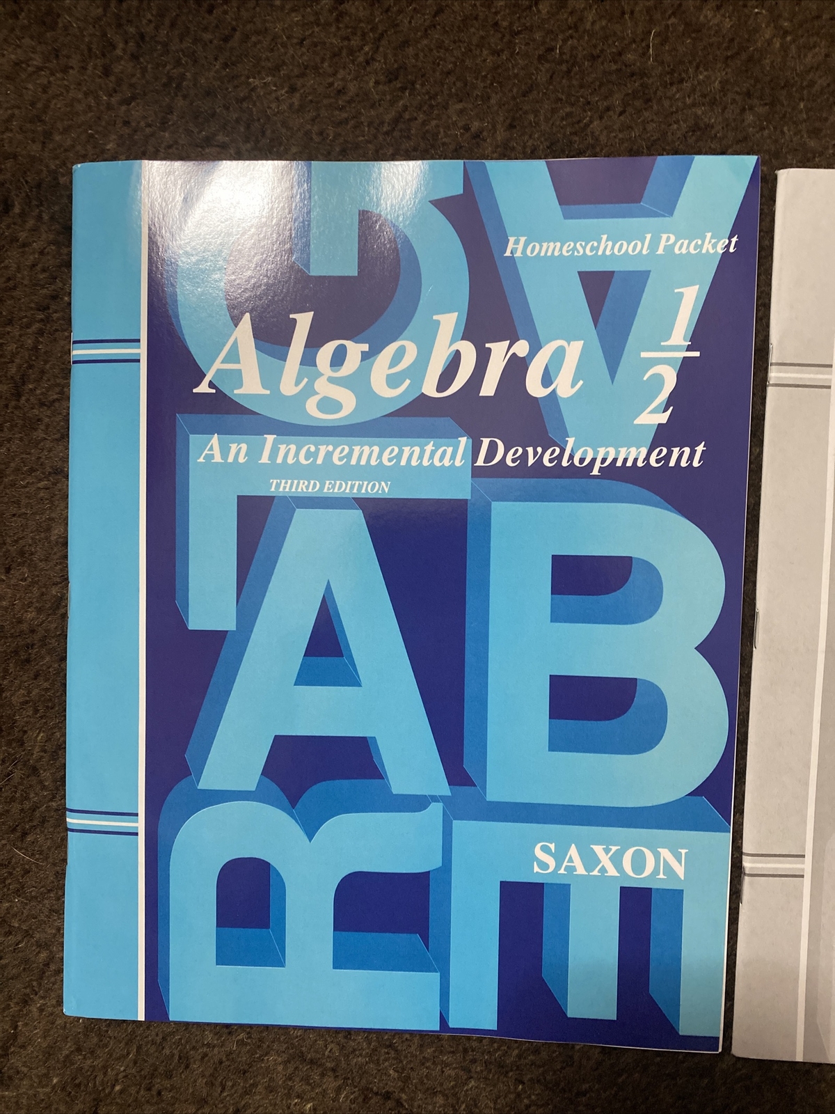saxon algebra 1/2 (3rd edition) Answer Key & Test forms (BRAND NEW)