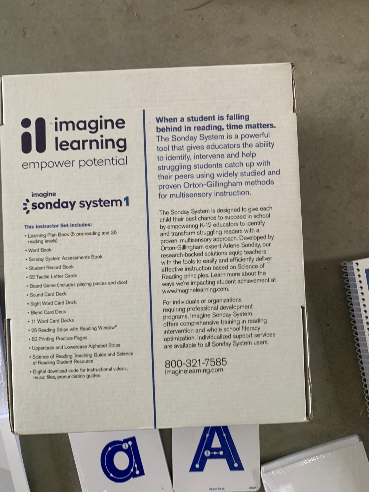 Imagine Sonday System 1 Intervention Set New in the Box