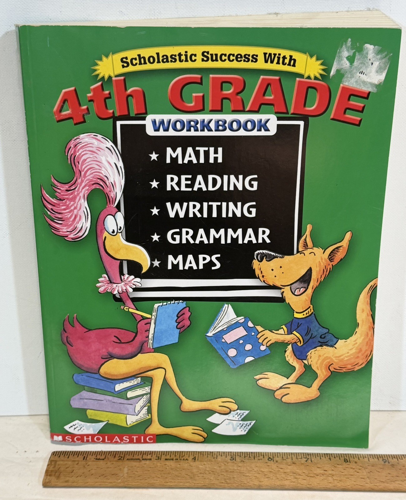 Scholastic Success With 4th Grade Workbook 400+ pages