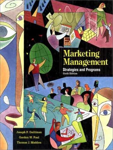 Marketing Management: – Hardcover, by Guiltinan Joseph P; – Very Good j